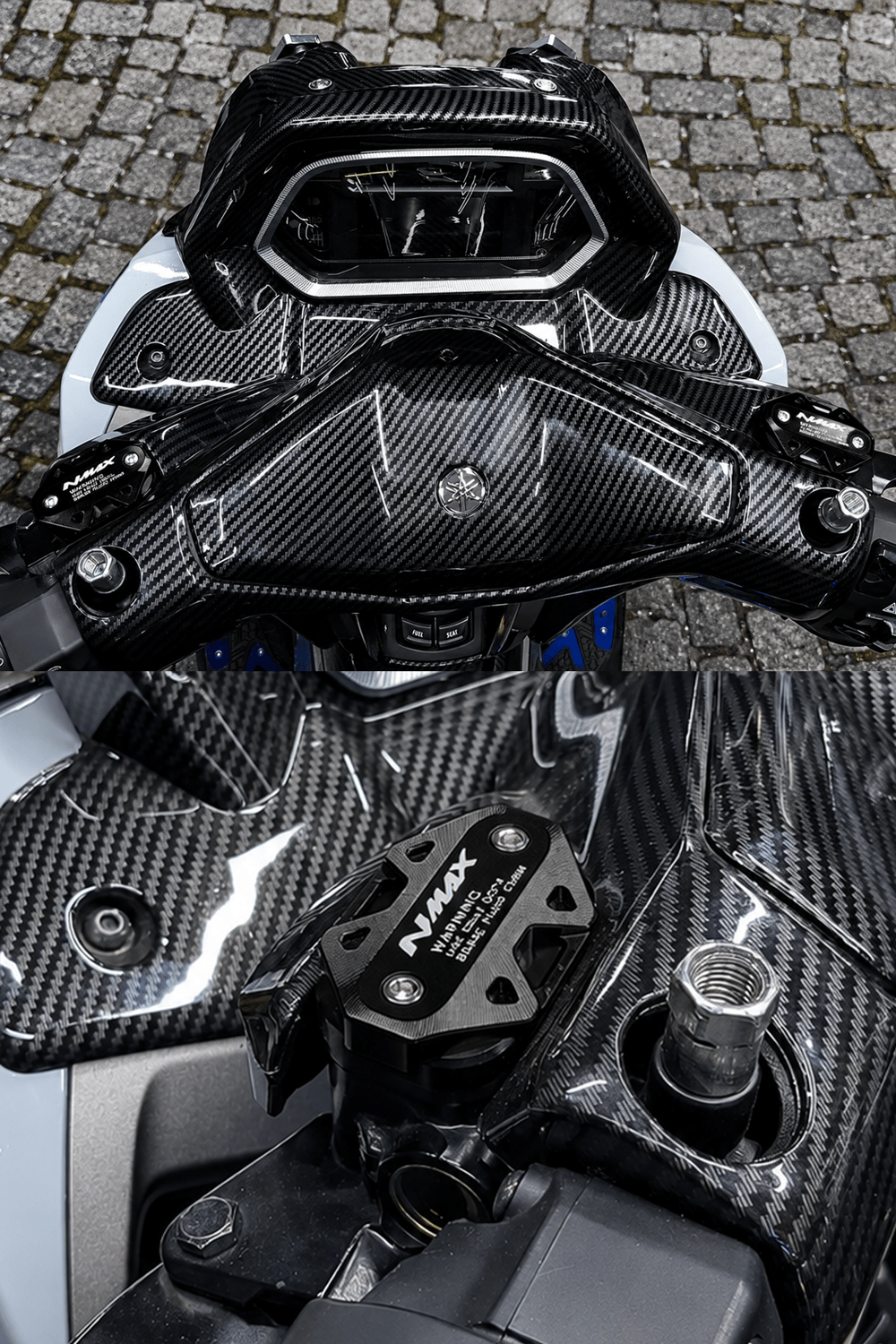 Yamaha Nmax Uyumlu Hidrolik Kapağı 2021-2026 Cnc Siyah