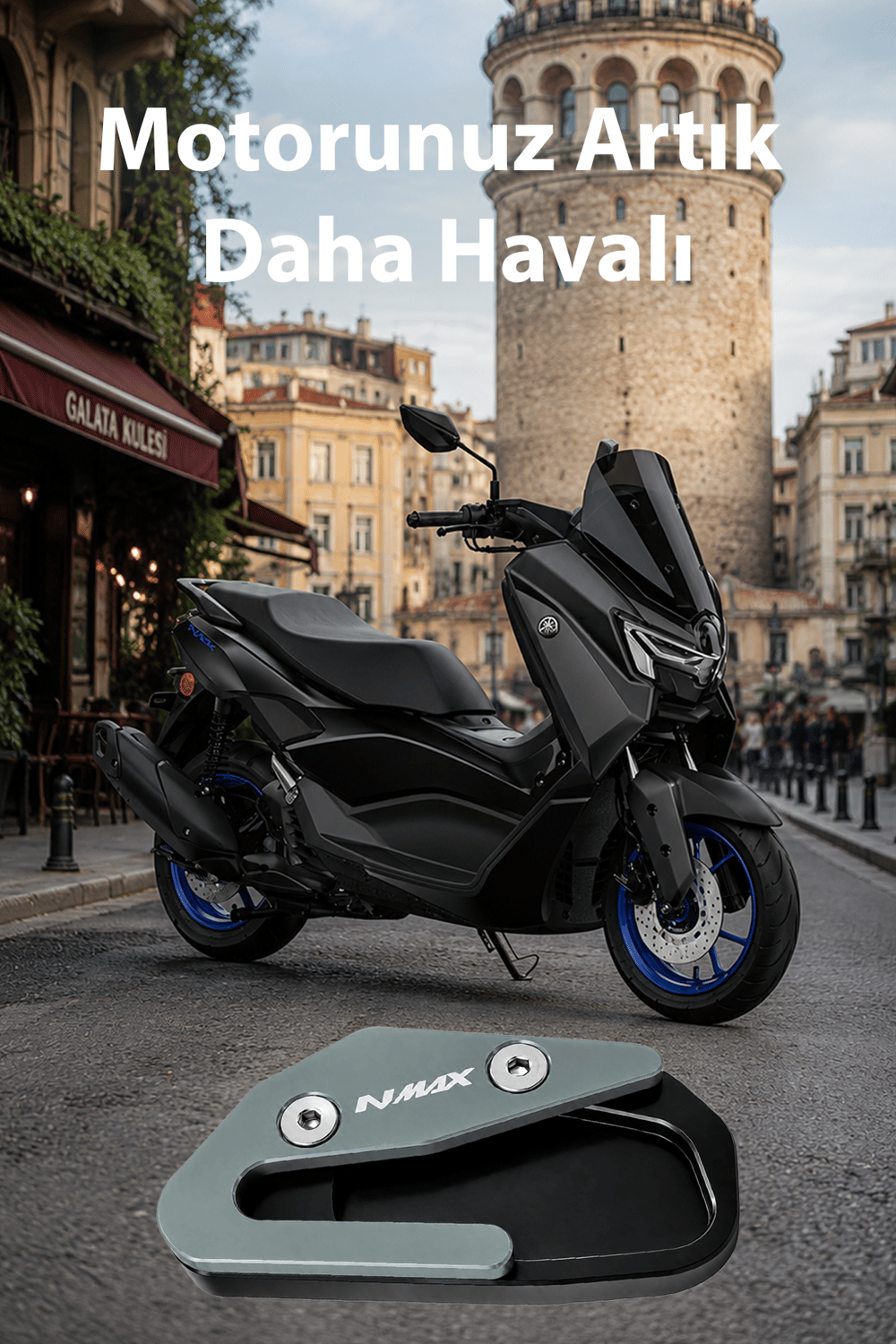 Yamaha Nmax Uyumlu Kaz Ayağı Koruyucu Seti 2021-2026 Cnc Titanyum