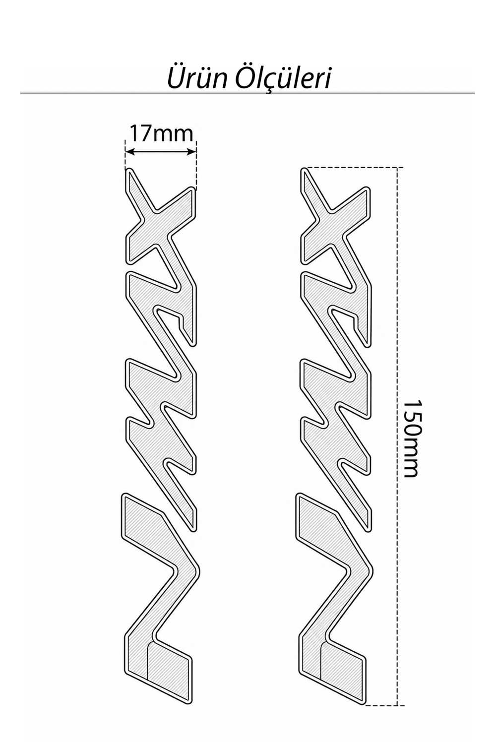 Yamaha Nmax Uyumlu Logo Sticker 2021-2026 Gümüş