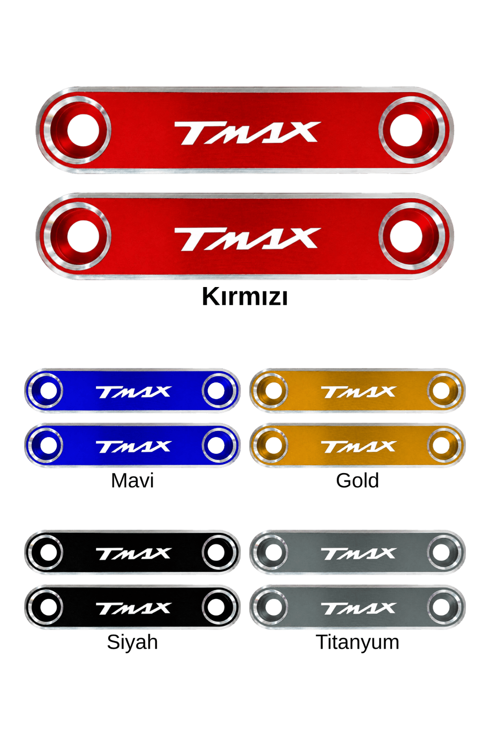Yamaha Tmax Uyumlu Çamurluk Ucu 2020-2026 Cnc Kırmızı