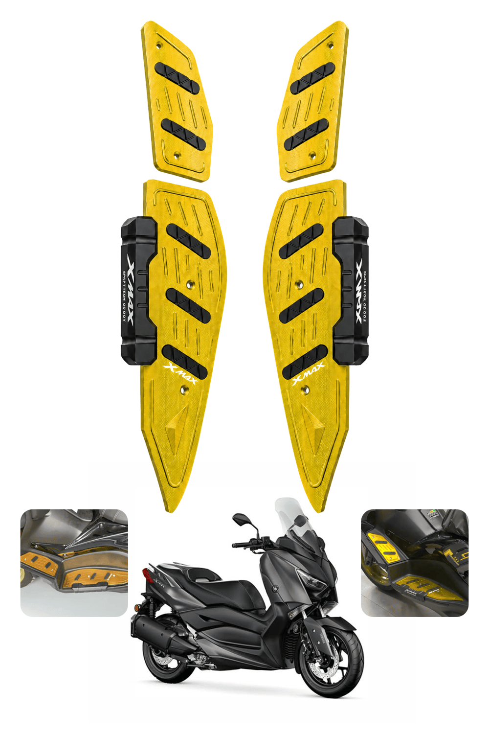Yamaha Xmax Uyumlu Basamak Seti 2018-2026 Cnc Gold