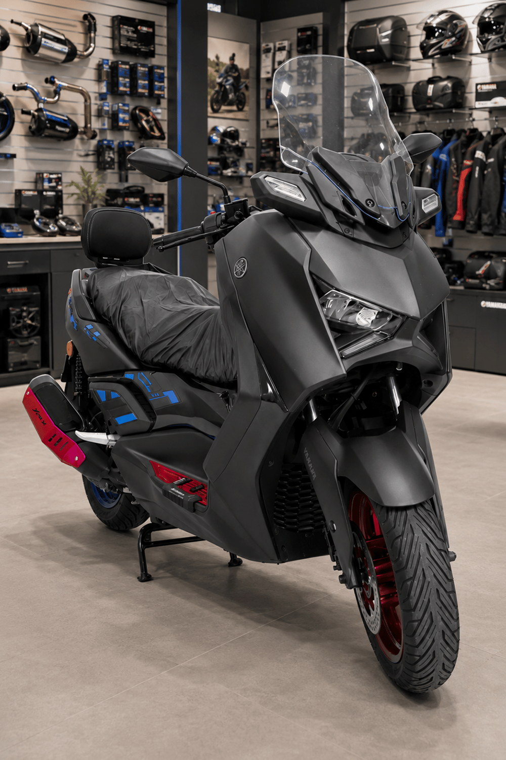 Yamaha Xmax Uyumlu Basamak Seti 2018-2026 Cnc Kırmızı
