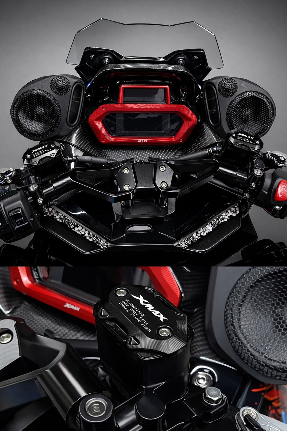 Yamaha Xmax Uyumlu Hidrolik Kapağı 2019-2026 Cnc Siyah