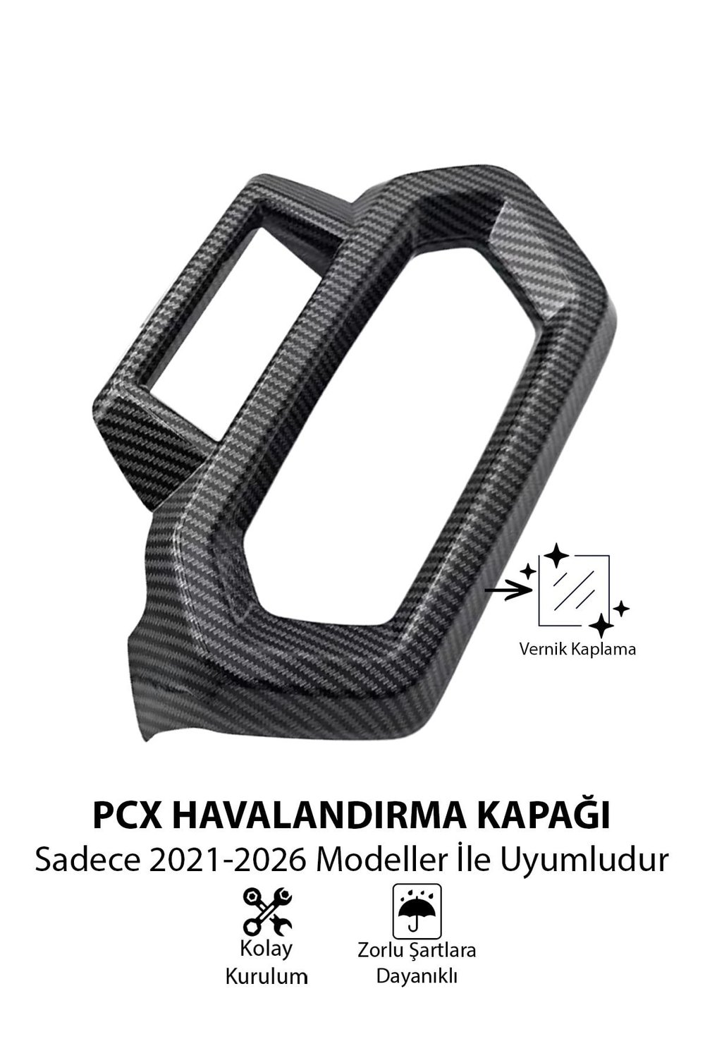 Yamaha Xmax Uyumlu Kadran Çerçevesi 2021-2026 Karbon Desen