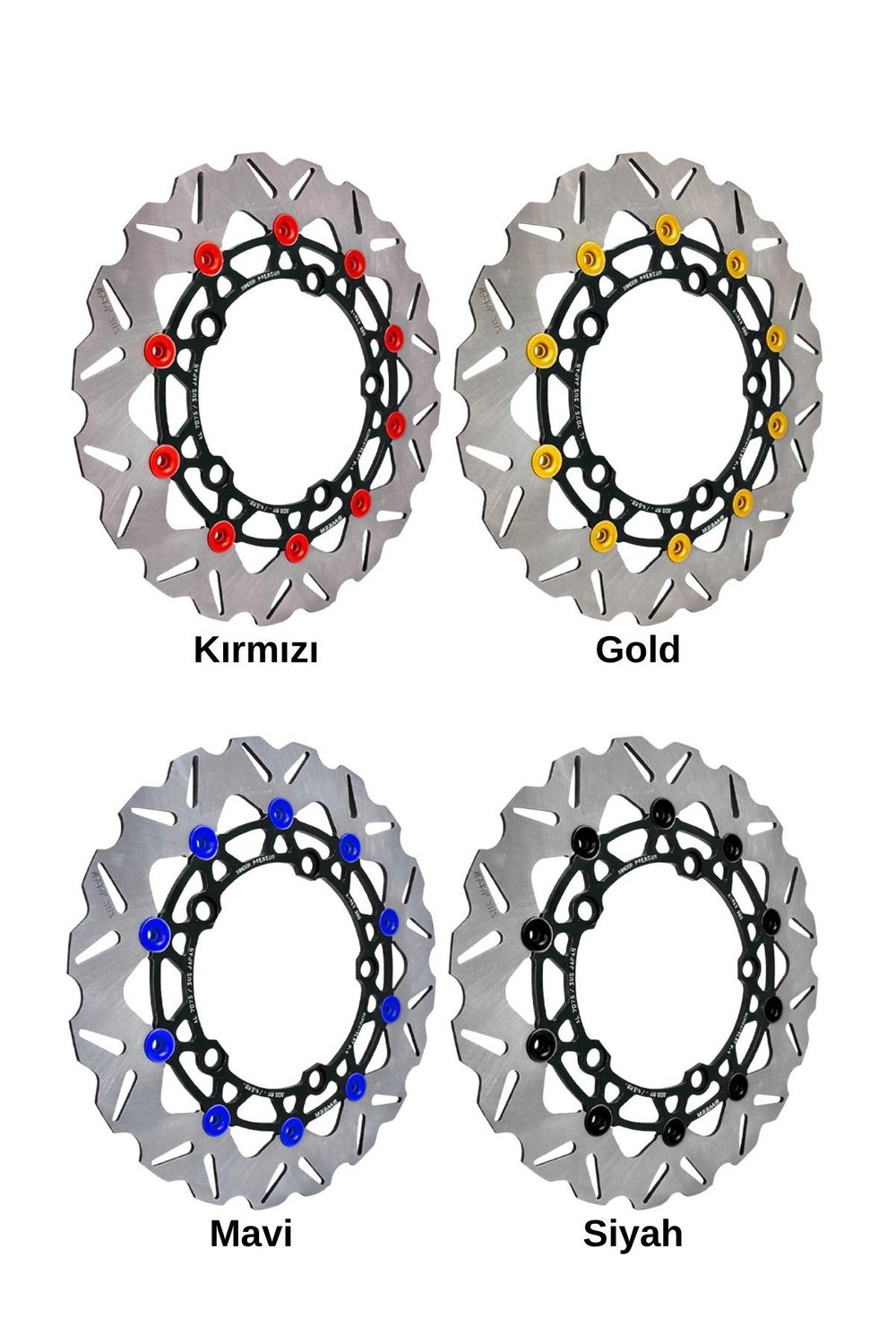 Yamaha Xmax Uyumlu Ön Fren Disk 2018-2026 Cnc Siyah