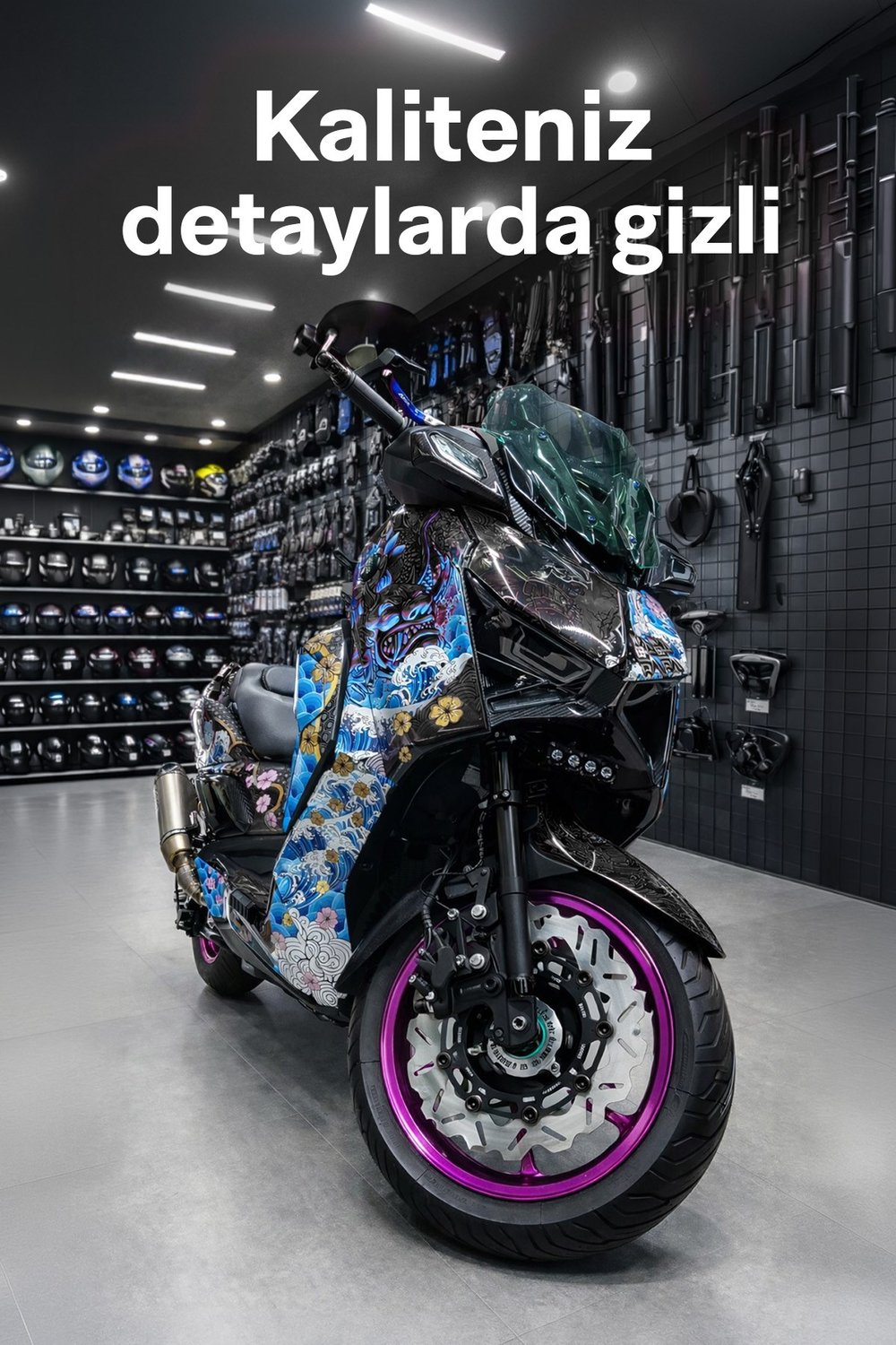 Yamaha Xmax Uyumlu Ön Fren Disk 2018-2026 Cnc Siyah