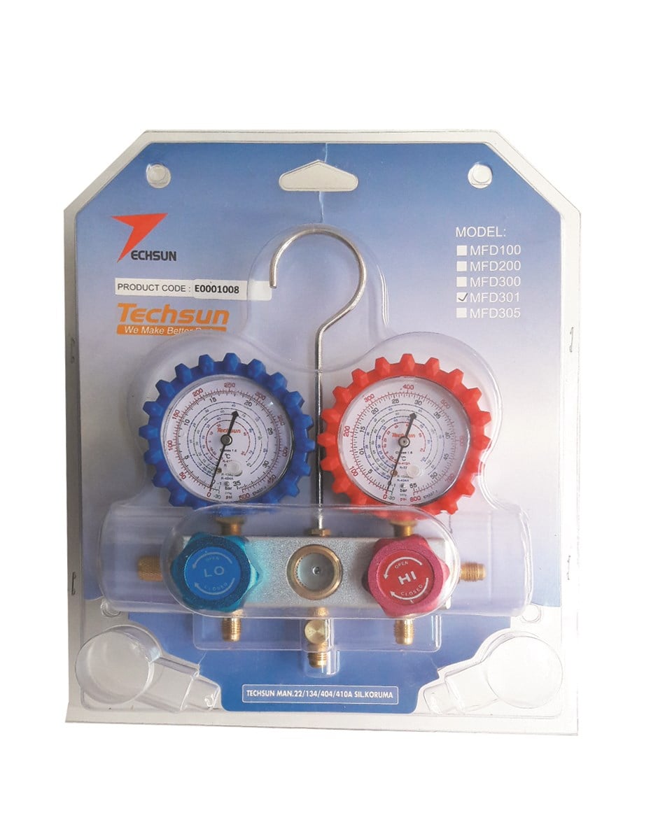 Techsun Manifold MFD-301 90 Cm Hortumlu R410- 22-134-404