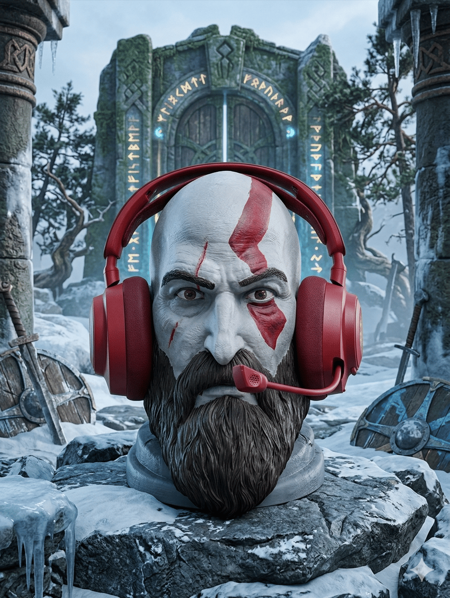 God of War Kratos Kulaklık Standı