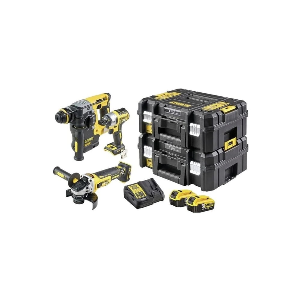DEWALT DCK305P2T 18V KÖMÜRSÜZ 3LÜ SET 2AKÜ+ŞARJ