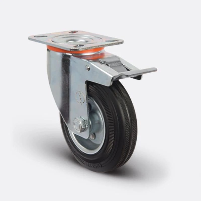 Emes Em01 Spr 150 F Tablalı Frenli Dönerli Teker Çap:150mm