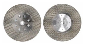 GFB 115mm ELEKTROLİZE ELMAS TESTERE ÇİFT YÜZEY KAPLI M14 FLANŞLI 2395