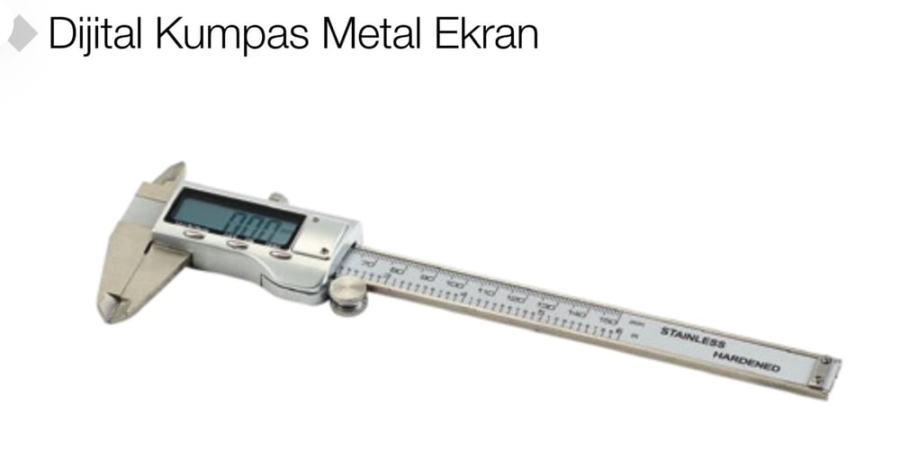 GFB DİJİTAL KUMPAS METAL EKRAN 150 x 0,01 mm 1051