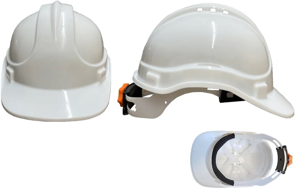 KARAM KB660 Baret Vidalı (Ayarlı) Kulaklık Takılabilir Beyaz