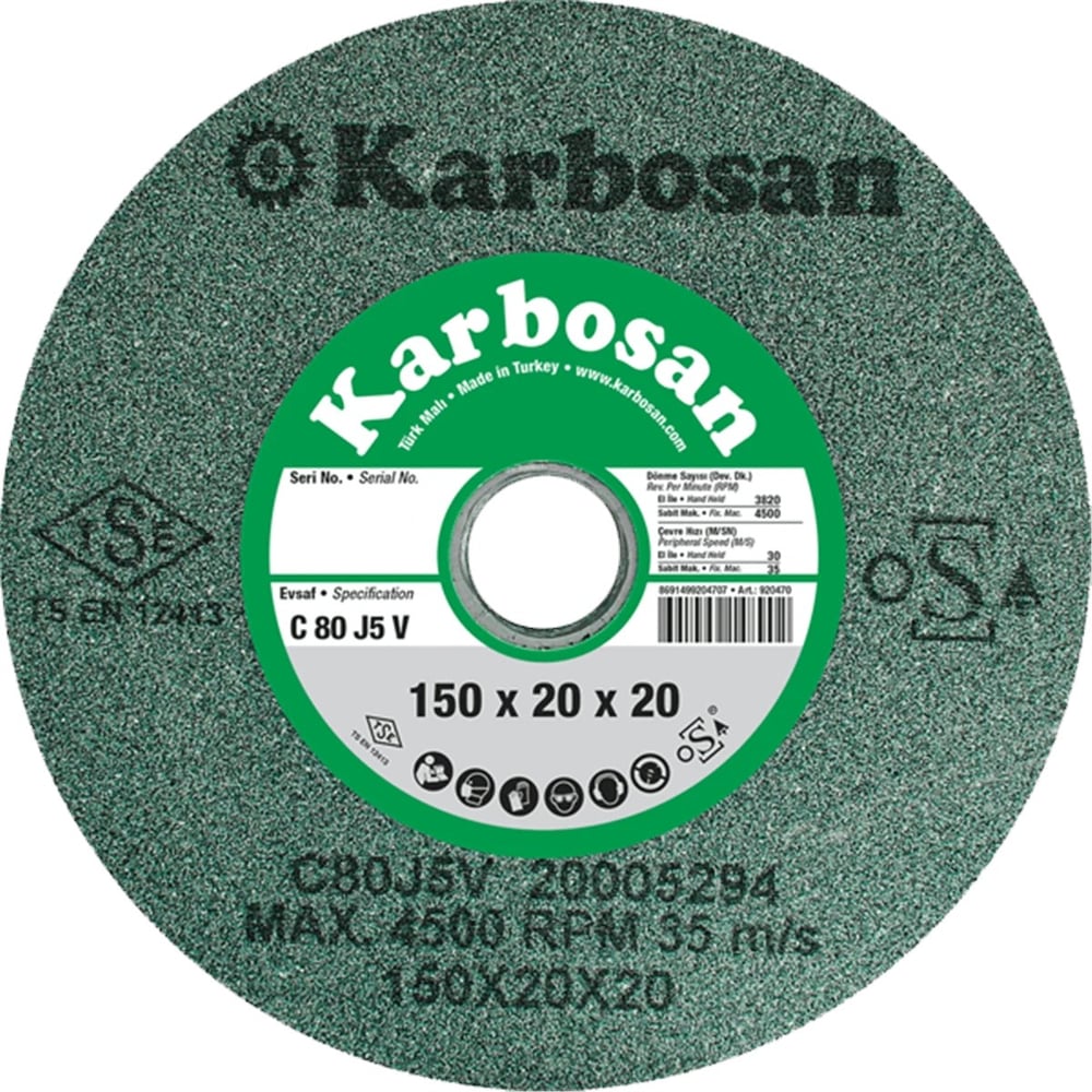 KARBOSAN SCG TAŞLAMA TAŞI 200x32x20