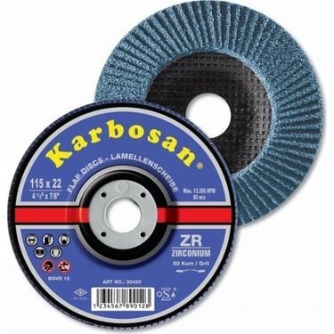 KARBOSAN ZR FLAP DİSK 125x40