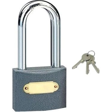 SOLİD 63MM ASMA KİLİT UZUN GRİ