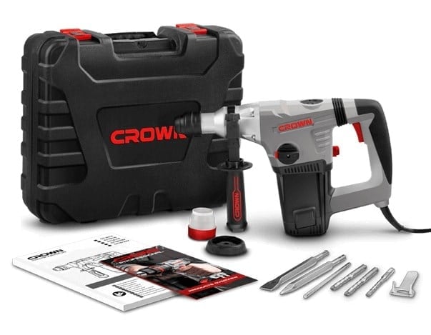 CROWN ELEKTRİKLİ SDS PLUS KIRICI-DELİCİ 5KG 1050W CT18116 BMC