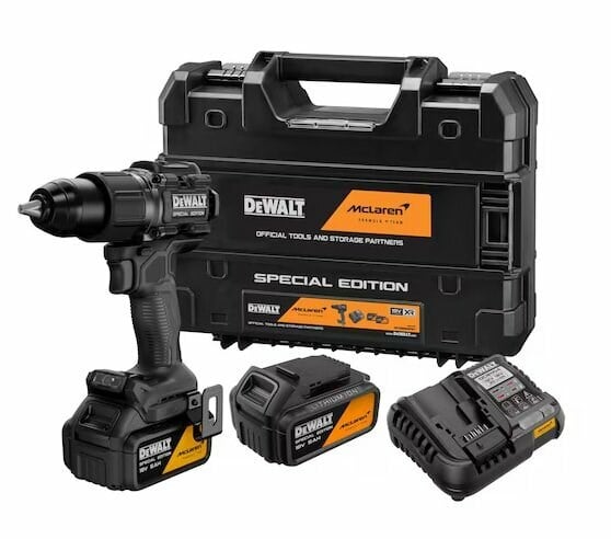 DEWALT x MCLAREN 18V 5.0Ah DARBELİ MATKAP DCD86MP2T-QW