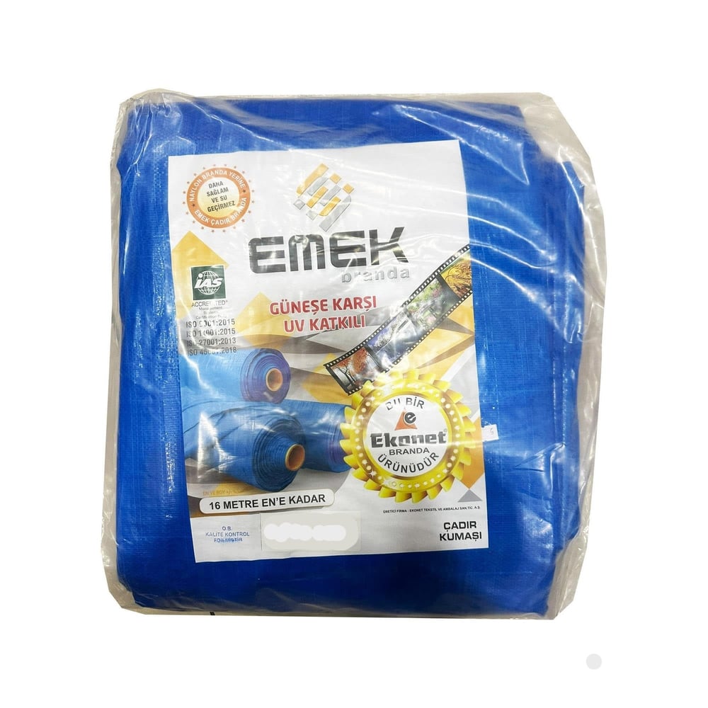 EMEK BRANDA 6x10 m MAVİ (PULLU) SU GEÇİRMEZ