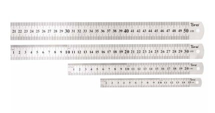 GFB 500x30x0,85mm PASLANMAZ ÇELİK CETVEL 1445