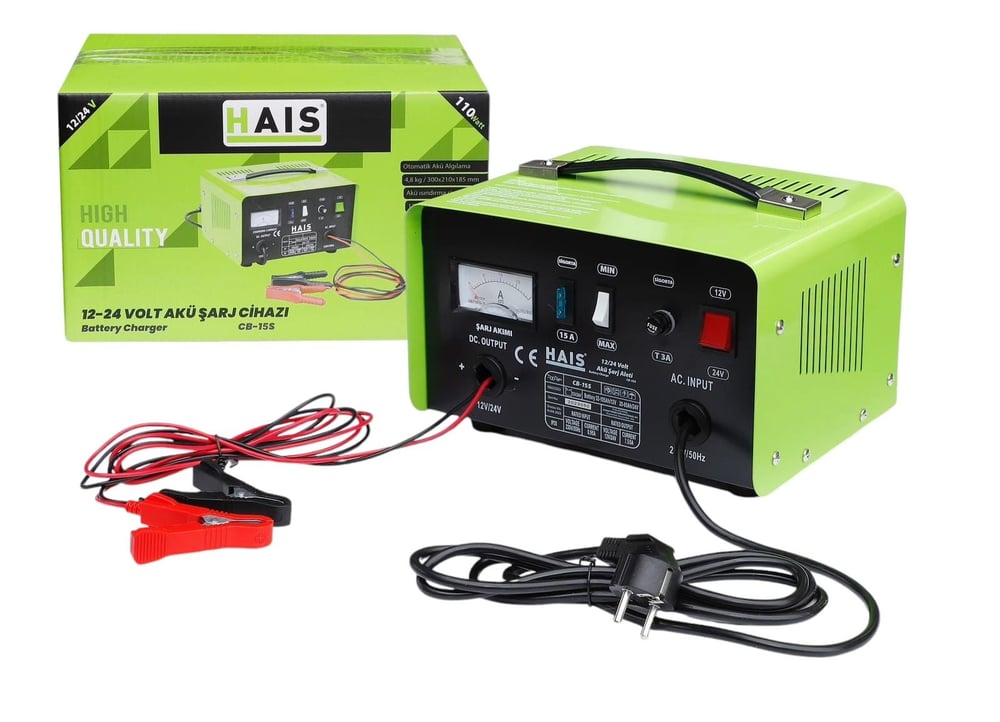 HAIS 12-24 VOLT AKÜ ŞARJ CİHAZI CB-15S 4841080