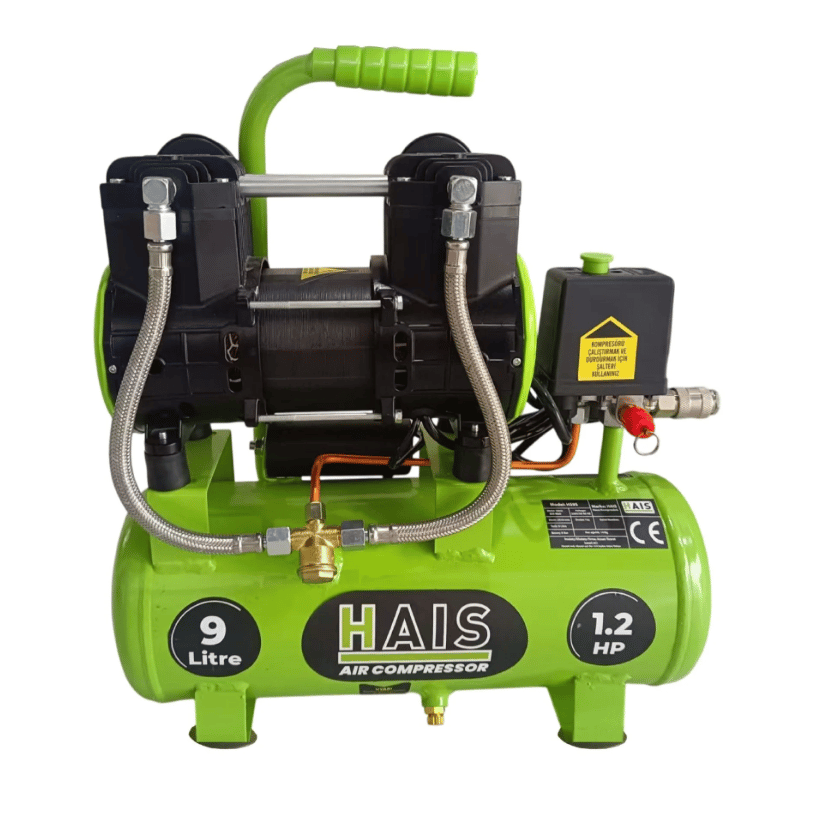 HAIS 9LT HAVA KOMPRESÖRÜ SESSİZ YAĞSIZ ZBS09
