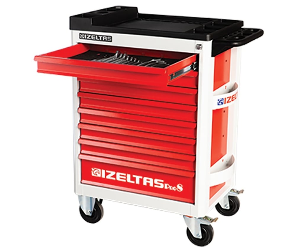 İZELTAŞ 206 PARÇA 8 ÇEKMECELİ PRO8 TAKIM DOLABI 8241 00 1209