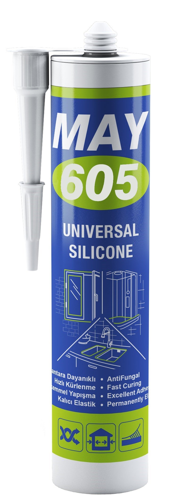 MAY BEYAZ SİLİKON 605