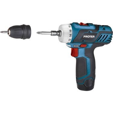 PROTER PST 222 PLUS ŞARJLI AKÜLÜ VİDALAMA 12V 2.0Ah