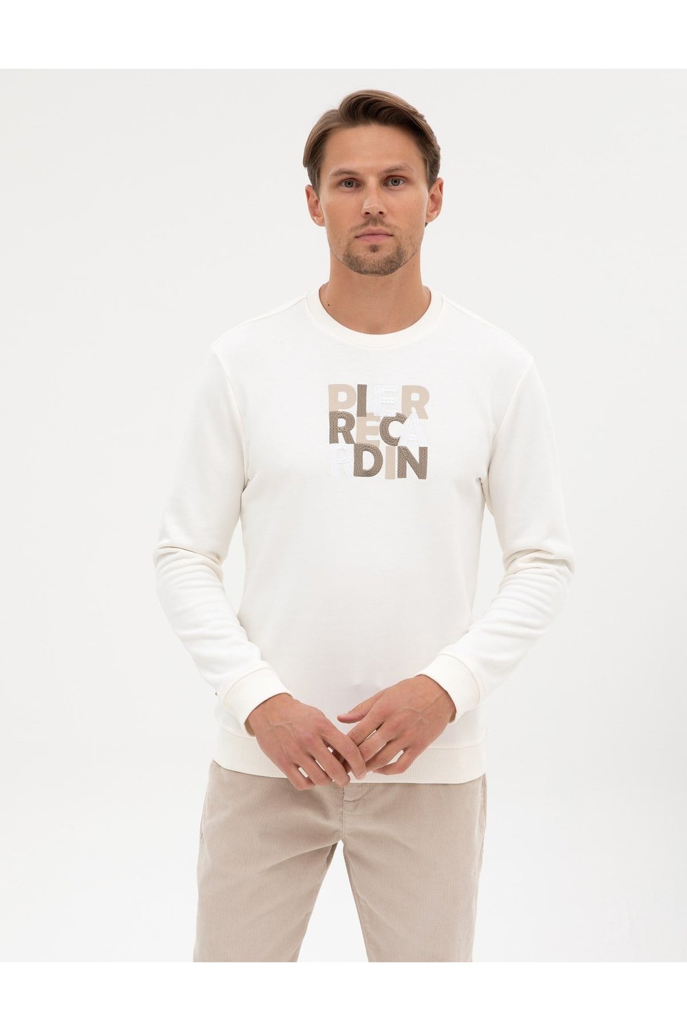 Ekru Regular Fit Sweatshirt 50316087-VR019
