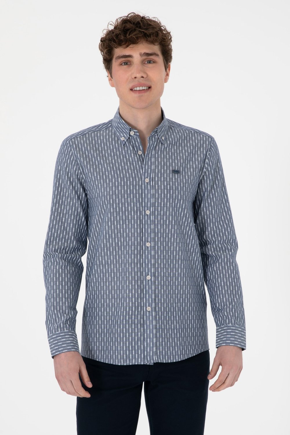 U.s. Polo Assn. Erkek Uzun Kollu Slim Fit Gömlek 2108466