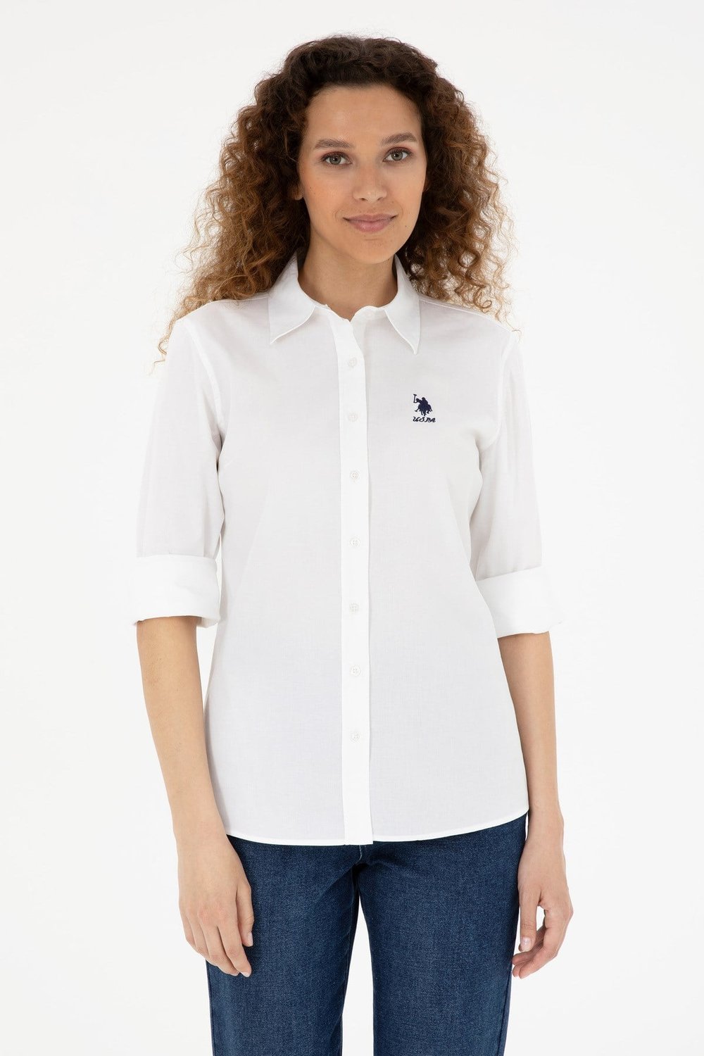 U.s. Polo Assn. Kadın Uzun Kollu Gömlek 2086493
