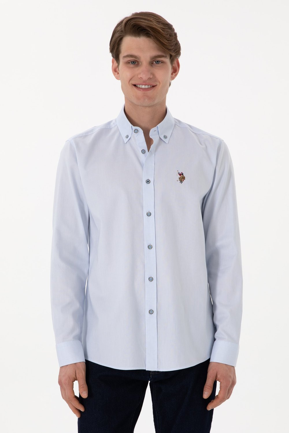 U.s. Polo Assn. Dokuma Uzun Kol Regular Gömlek 2083079