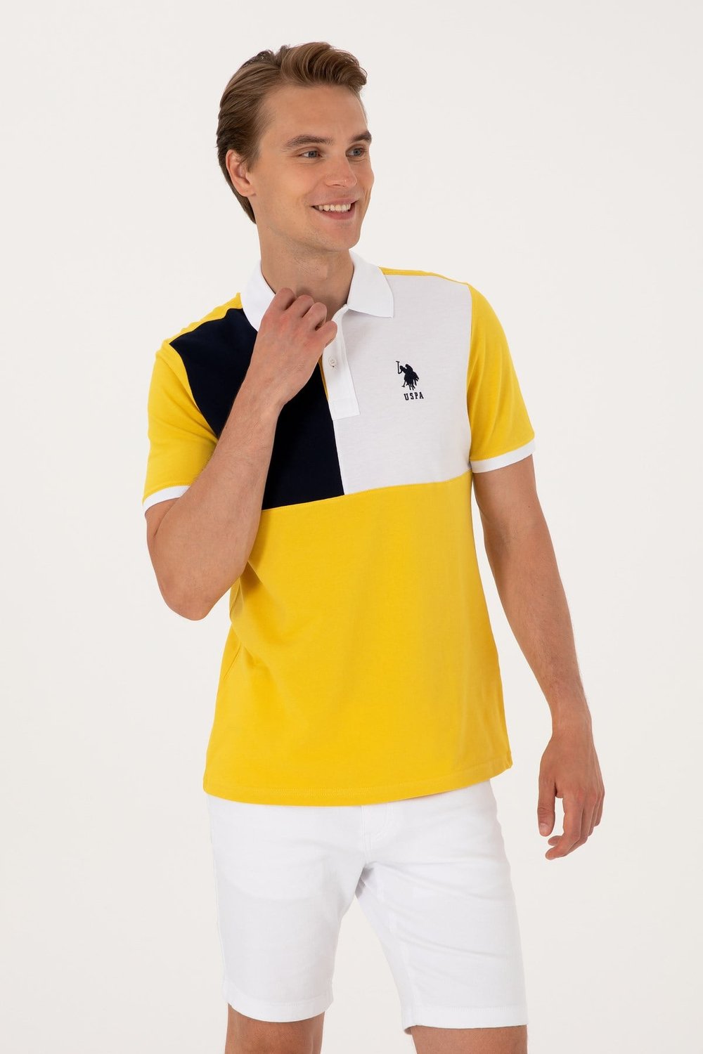 U.s. Polo Assn. Erkek Regular Polo Yaka %100 Pamuk T-Shirt 2104192