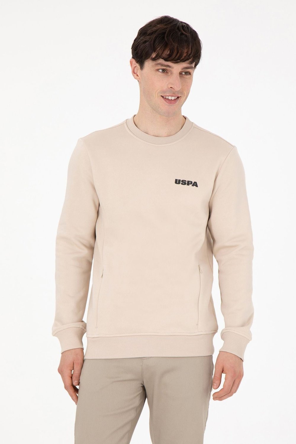 U.s.polo Assn. Erkek Sweatshırt 1963475 Taş