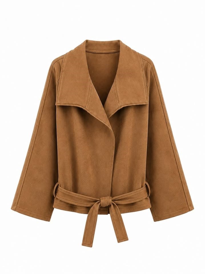 26K1100 REGLAN KOL SÜET MONT