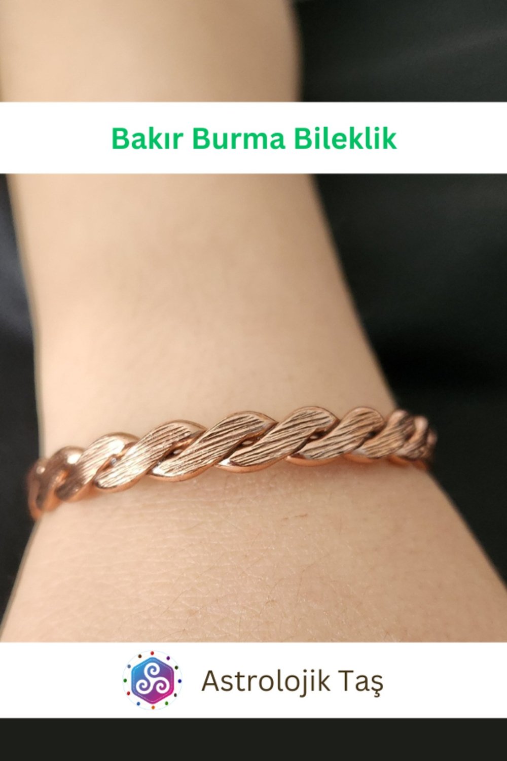 Bakır Burma Bileklik Bilezik Kadın Erkek