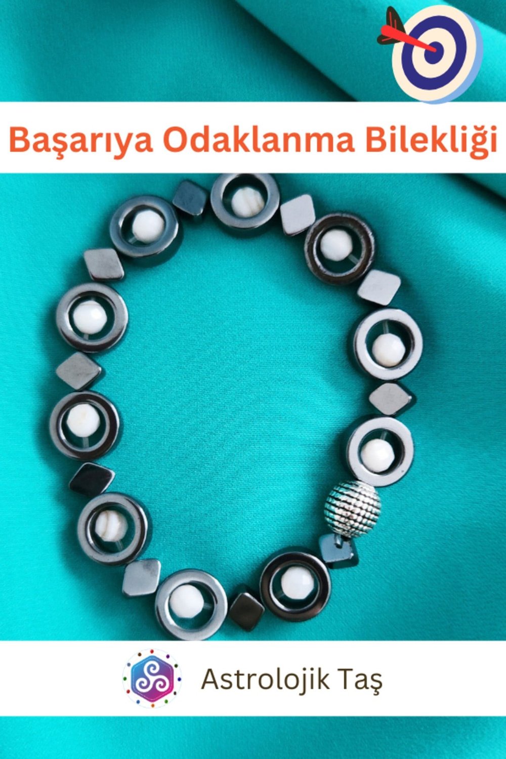 Başarıya Odaklanma Doğal Taş Bilekliği
