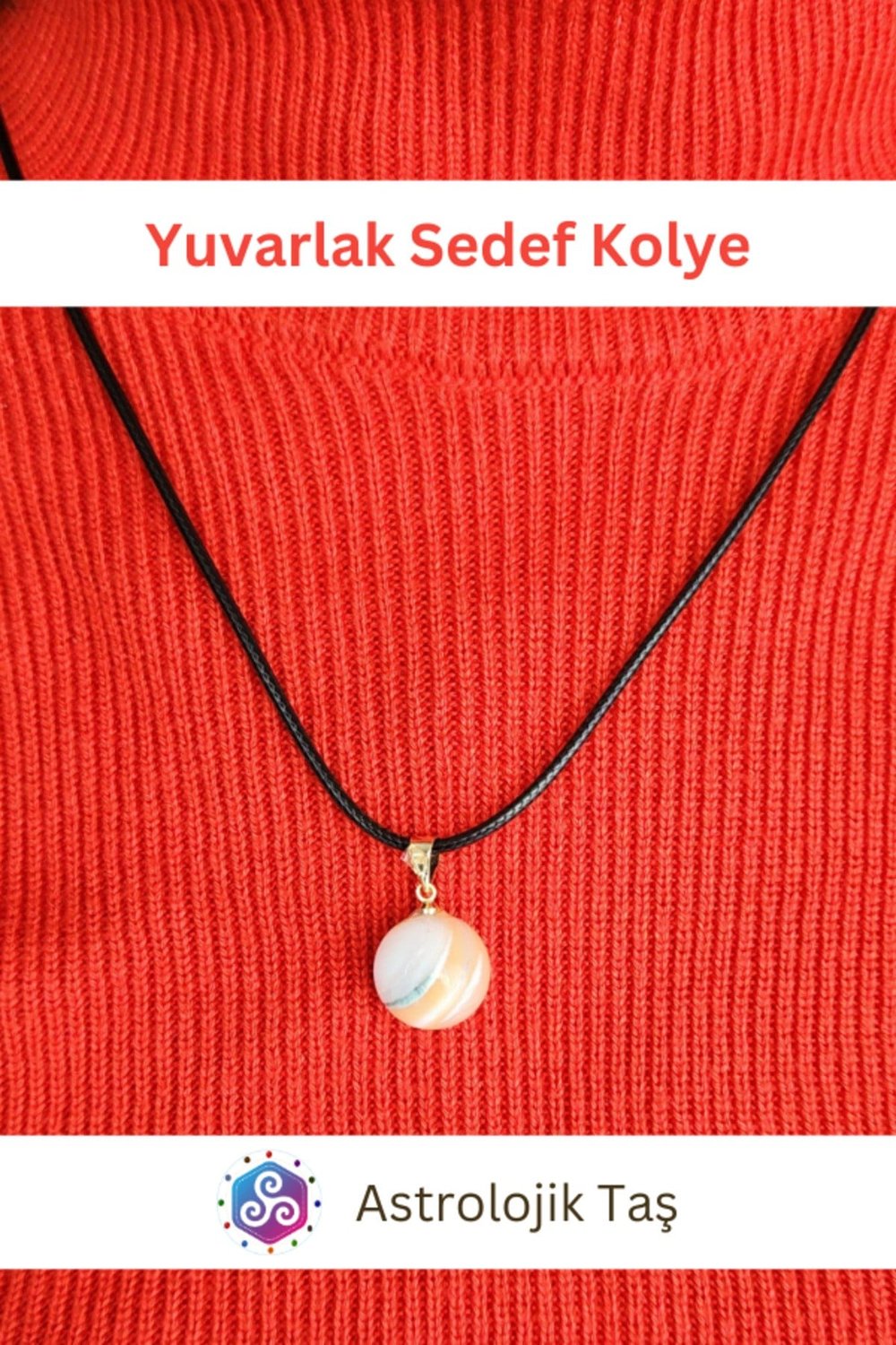 Yuvarlak Sedef Kolye Kolye