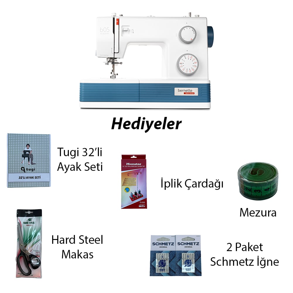 Bernette B05 Academy Dikiş MakinesiBernetteTopcular MakinaDikiş Makineleri