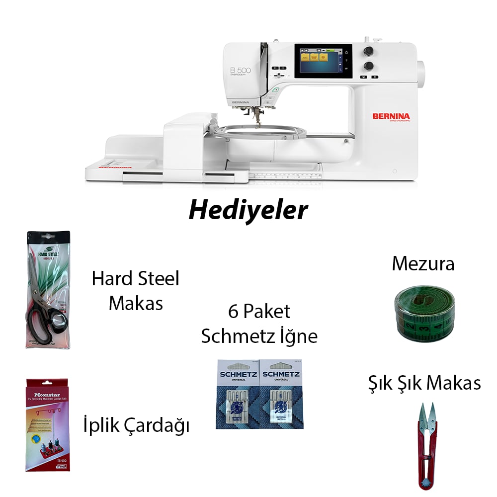 Bernina B500E Nakış MakinesiBerninaTopcular MakinaPiko & Nakış Makineleri