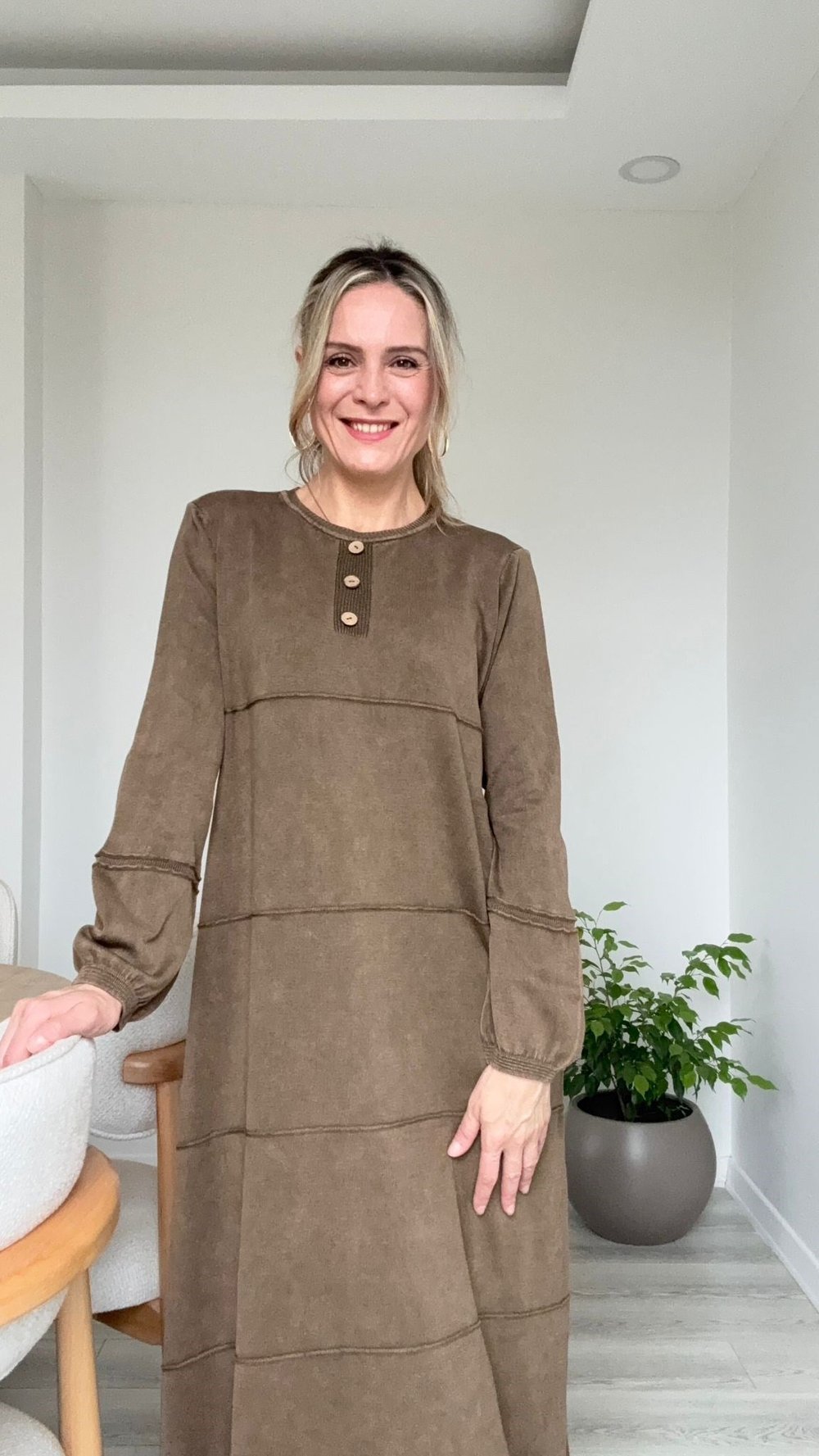 1001 Dikişli Triko Elbise