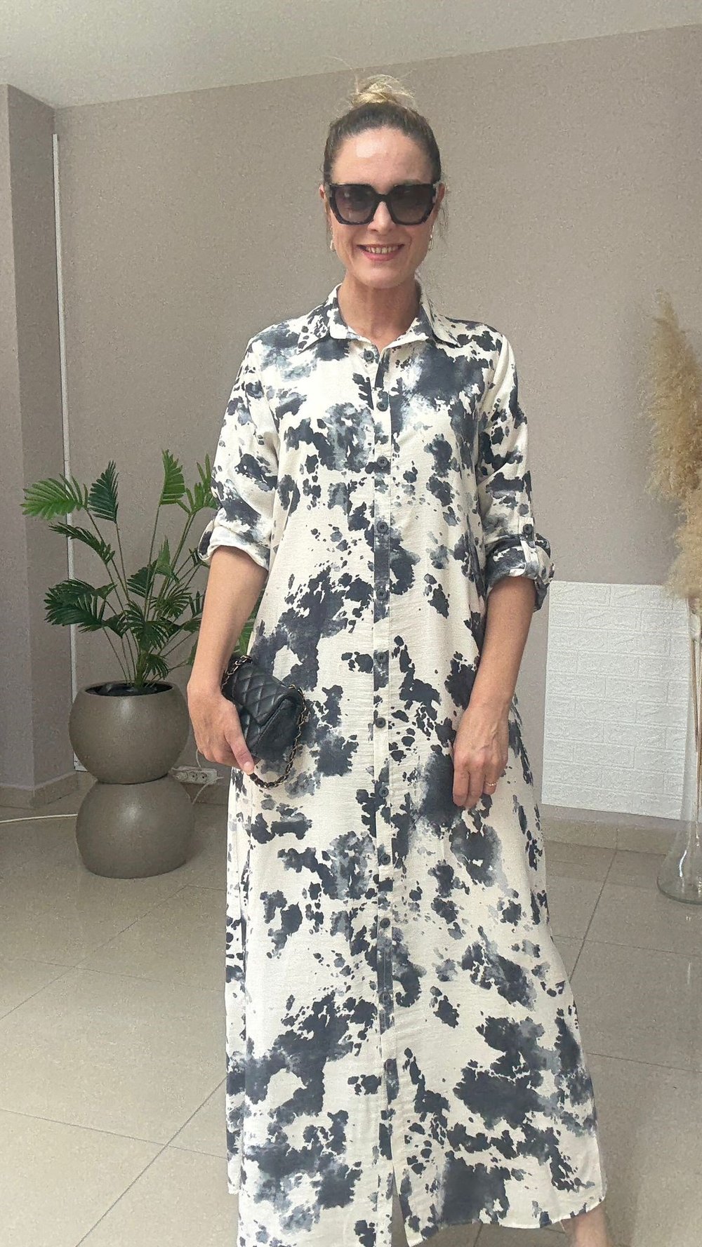 Batik Desen Tensel Elbise