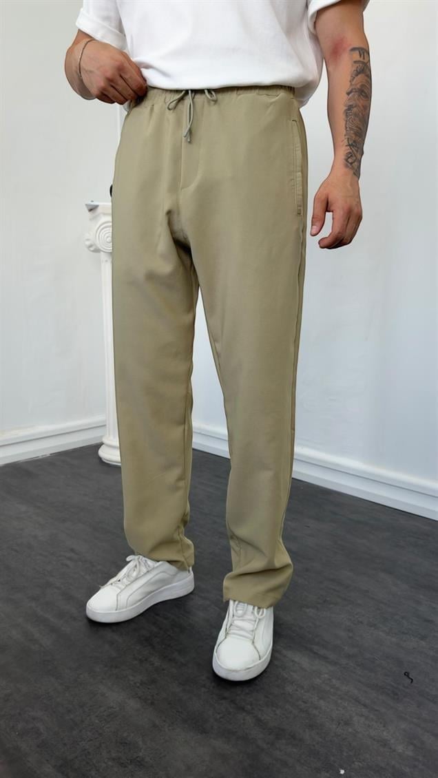MR Paça Fermuarlı Baggy Jogger Yeşil