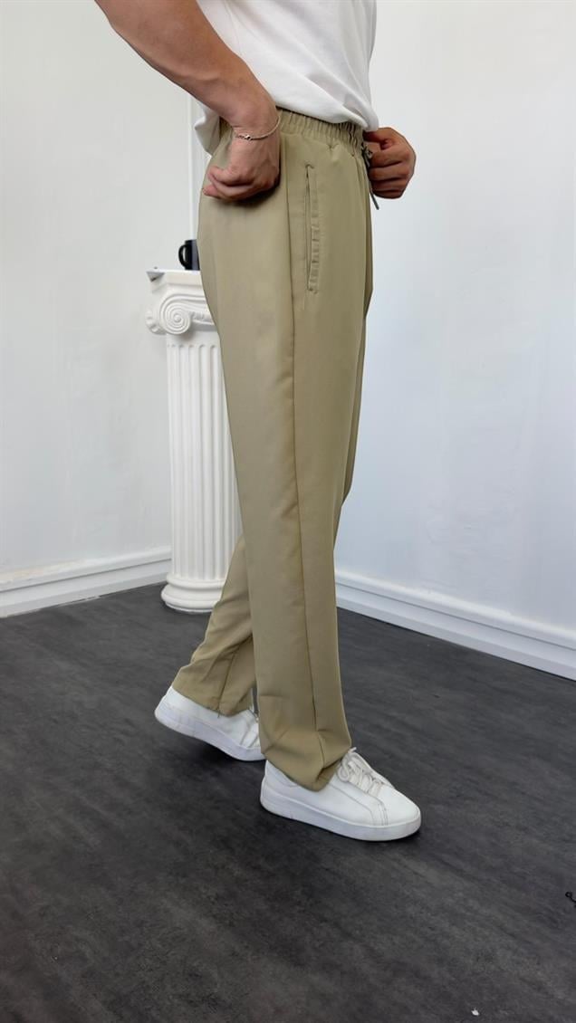 MR Paça Fermuarlı Baggy Jogger Yeşil