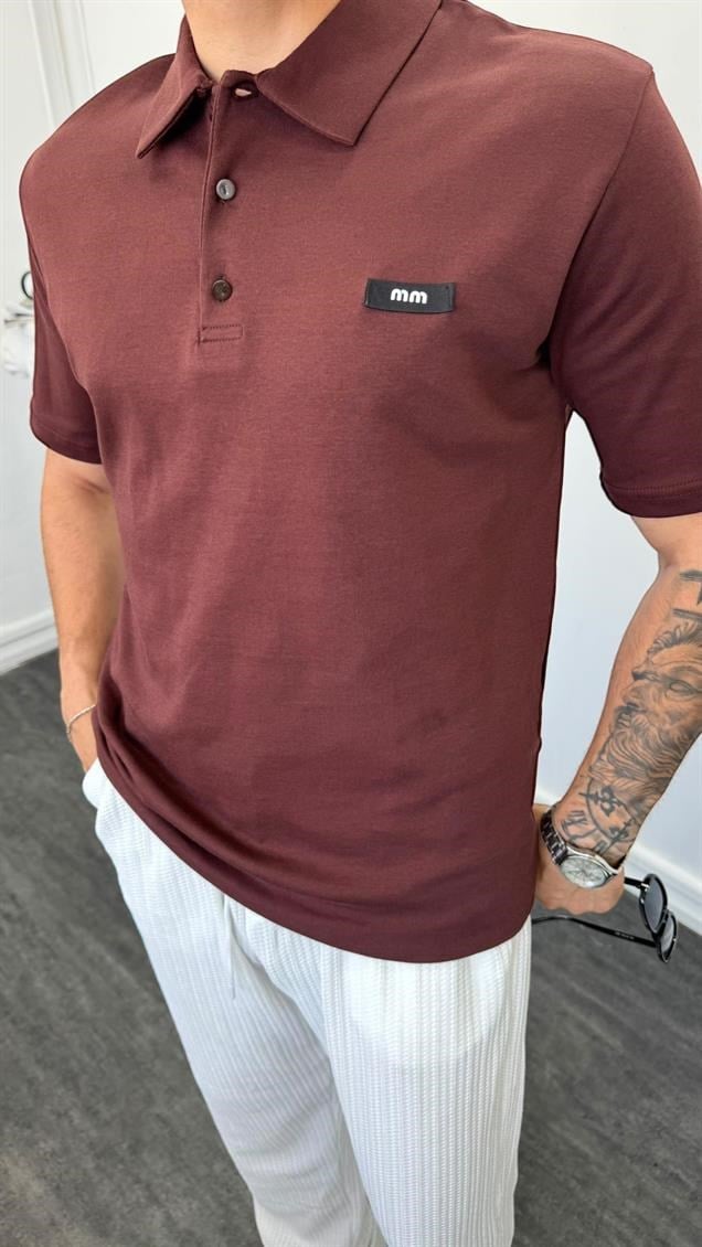 MR Polo Yaka Tişört Kahverengi