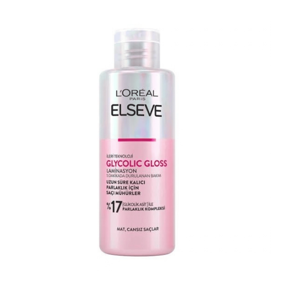 Elseve Glycolic Gloss Laminasyon Parlaklık Kompleksi - Durulanan Bakım 200ml