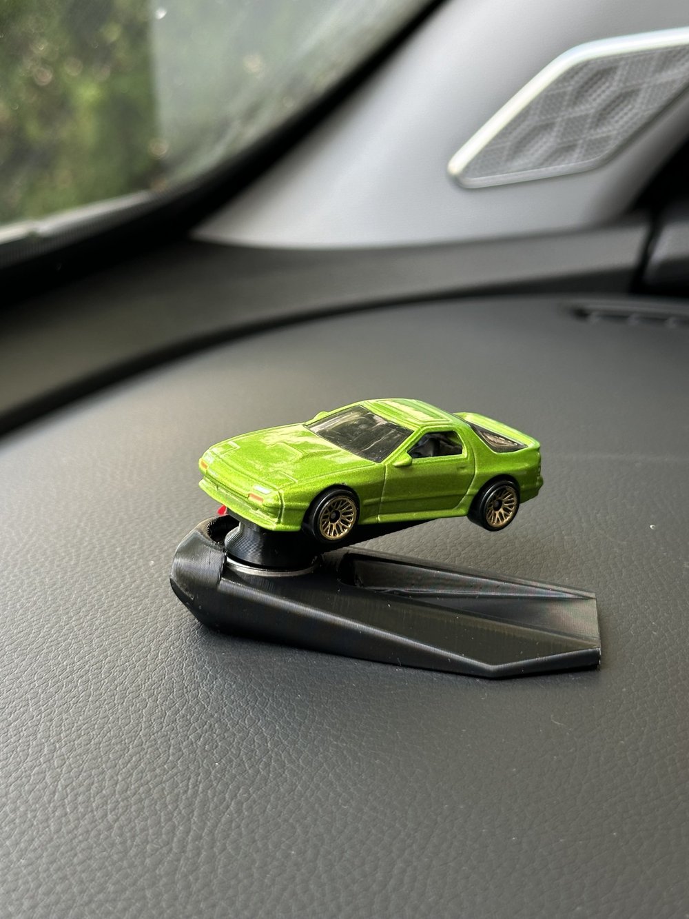 1989 Mazda Savanna RX-7 FC3S Yeşil Metal Model Torpido Drifter Seti Torpido Süsü