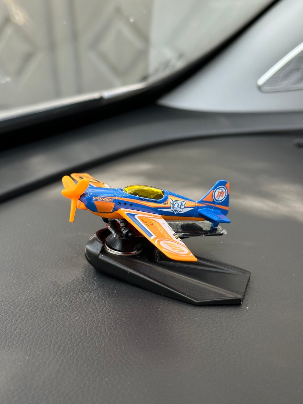 Mavi Detaylı Metal Gövdeli Model Uçak Torpido Drifter Seti Torpido Süsü