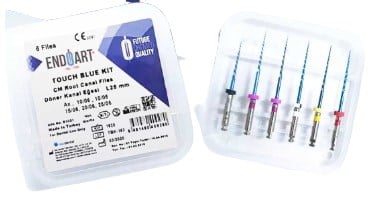 ENDOART Blue Rotary Nikel Titanyum Kanal Eğesi 25 mm